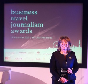 Top industry award for Bath Business News travel writer Anne