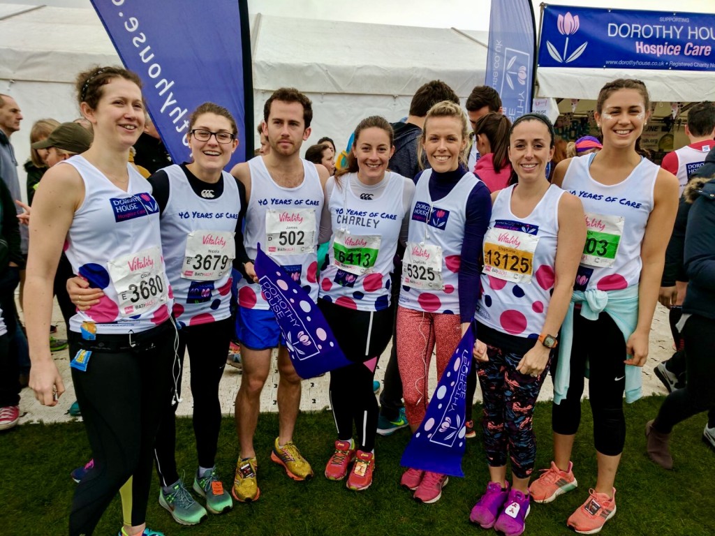 Royds Withy King team’s Bath Half feat of endurance nets £2,200 for Dorothy House