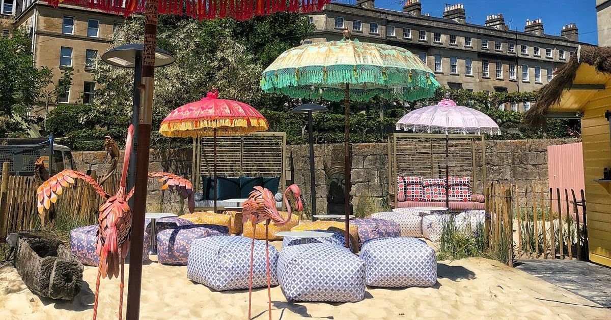 Life’s a beach for Bath hotel as it opens city’s first pop-up ‘seaside’ bar