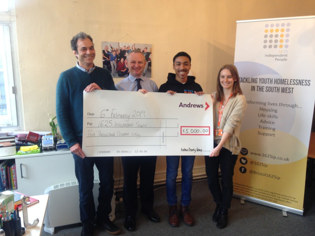 Andrews’ Christmas appeal builds up funds for youth homelessness charity