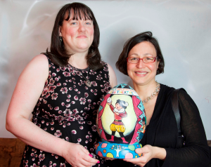 Artist and schoolchildren help accountants go the egg-stra mile for Bath theatre appeal