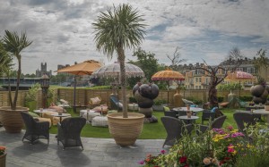 Summer fun beds in at The Bird, Bath, with its pop-up Nook Garden