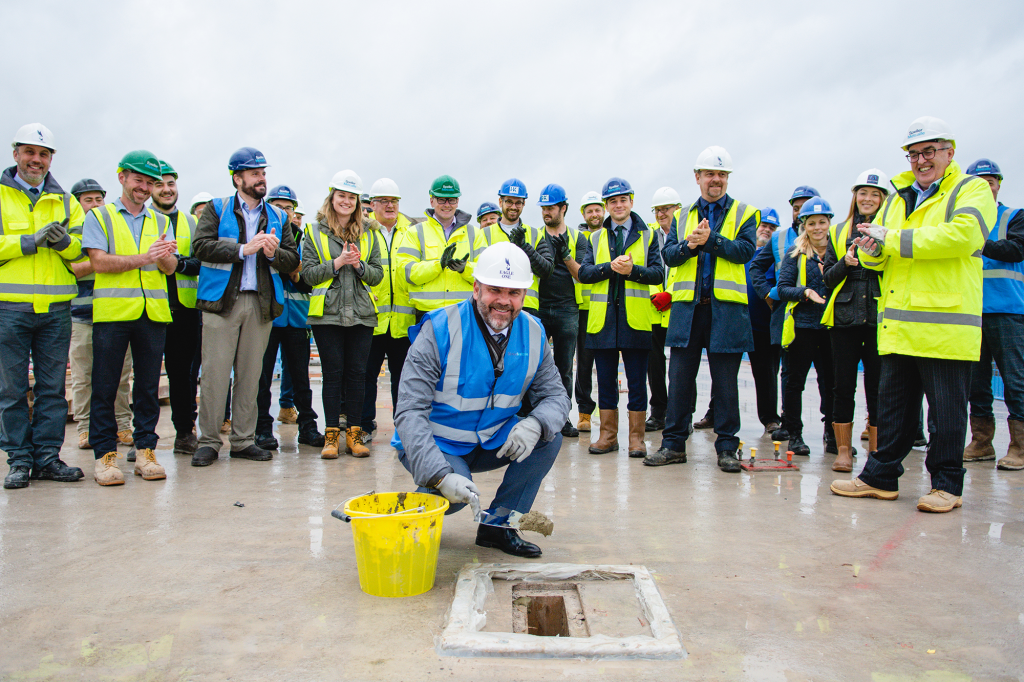 Topping-out ceremony marks high point for latest Bath student housing scheme