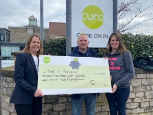 Curo staff hike, run and quiz their way to almost £12,000 for kids’ hospital charity Time is Precious