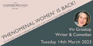 Writer and stand-up comedian to launch new series of Gainsborough Hotel’s Phenomenal Women talks