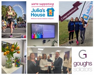 From baking to sky diving – Goughs Solicitors staff raise £3,000-plus for the firm’s chosen charity