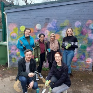 Blooming great: Youth charity’s garden gets a makeover by Stone King apprentices and trainees